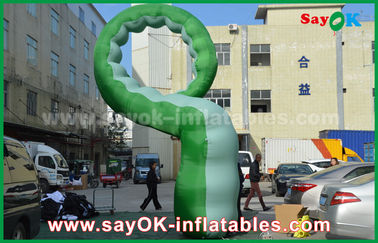 Advertising Inflatable Green Oxford Cloth Inflatable Cartoon Characters /  Inflatable Caterpillar