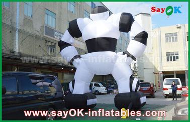 Inflatable Party Decorations Advertising Inflatable Cartoon Characters , Inflatable Robot Costume