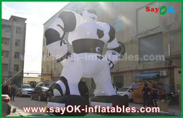 Inflatable Party Decorations Advertising Inflatable Cartoon Characters , Inflatable Robot Costume