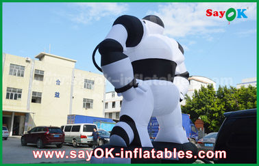 Inflatable Party Decorations Advertising Inflatable Cartoon Characters , Inflatable Robot Costume