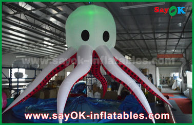 Tentacle Hanging Led Giant Inflatable Octopus Energy Saving Multi-Color