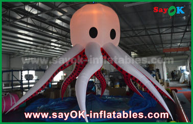 Tentacle Hanging Led Giant Inflatable Octopus Energy Saving Multi-Color