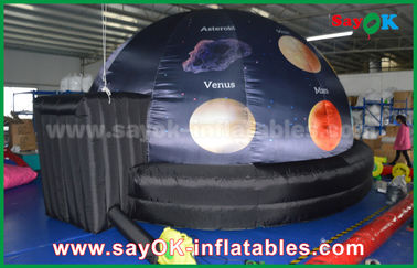 210 D Oxford Cloth And Projection Inflatable Planetarium Dome Black Color