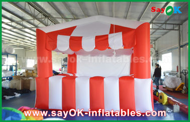 Red And White 210 D Oxford Cloth Inflatable Bounce For Children