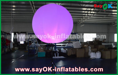 Decorative Lighted Balloons / Inflatable Lighting Decoration For Party And Advertising