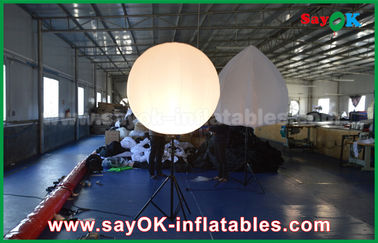 Decorative Lighted Balloons / Inflatable Lighting Decoration For Party And Advertising