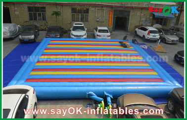 0.55mm PVC Inflatable Mat Bouncer For Children Playing Sports Game