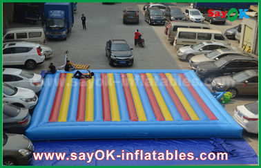 0.55mm PVC Inflatable Mat Bouncer For Children Playing Sports Game