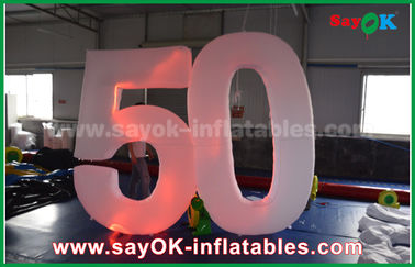 Customized Inflatable Number With LED Light For Event Advantages