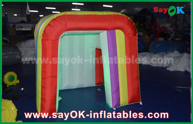 Inflatable Party Tent Rainbow Colorful Colors Inflatable Photo Booth Props Portable Inflatable Tent