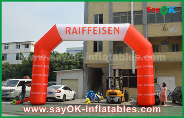 Inflatable Rainbow Arch Oxford Cloth Inflatable Arch Gate Entrance With Logo Print For Event