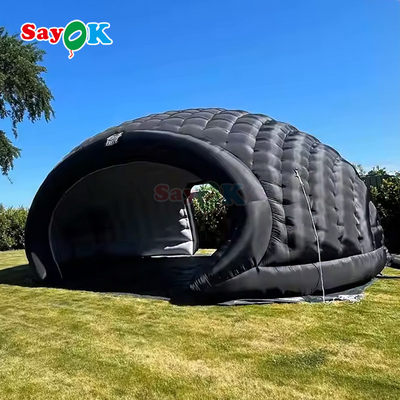 8m 26ft Durable Oxford Cloth Large Inflatable Igloo Dome Tent With Air Blower