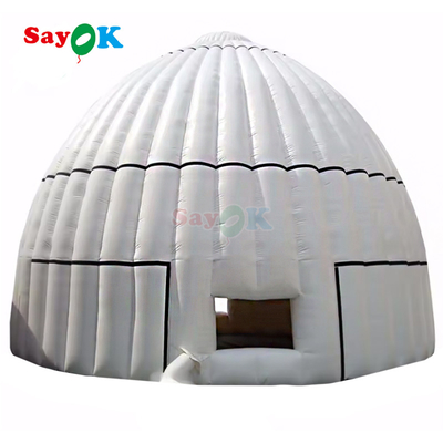Portable Waterproof Oxford Fabric Large Inflatable Igloo Tent for Party Event Club Wedding Rental