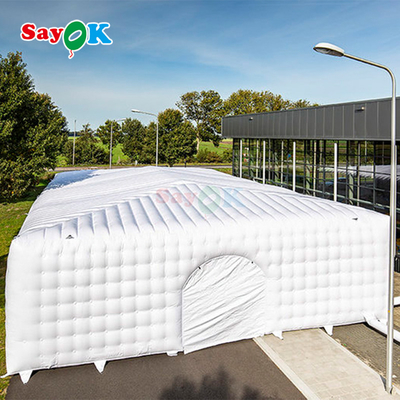 Free Design Huge White Cube Air Tents PVC Tarpaulin Event Inflatable Tent