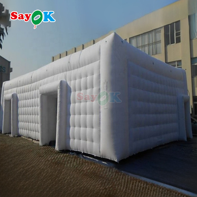 Free Design Huge White Cube Air Tents PVC Tarpaulin Event Inflatable Tent
