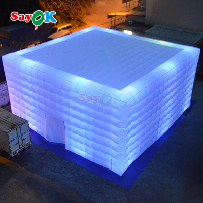 100 People Giant LED Outdoor Party Event Disco Inflatable Tent