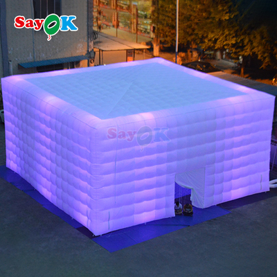 100 People Giant LED Outdoor Party Event Disco Inflatable Tent
