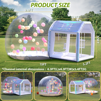 Sayok Golden Bubble Houses Portable Transparent Inflatable Bubble House Tent for Party Wedding
