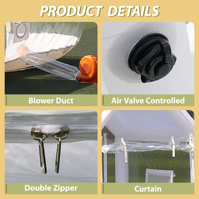 Sayok Golden Bubble Houses Portable Transparent Inflatable Bubble House Tent for Party Wedding