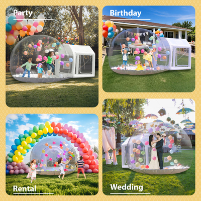 Sayok Golden Bubble Houses Portable Transparent Inflatable Bubble House Tent for Party Wedding