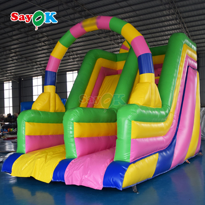 Factory Slide Inflatables Playpark Kids Climbing Water Slides Backyard Inflatable Slide Outdoor for Rental