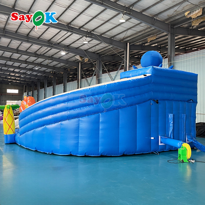 Large Inflatable Combo Slide Shark Inflatable Water Slide Pool Commercial Inflatable Water Slide for Wholesale