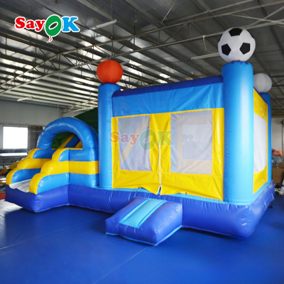 Commercial Grade Inflatable Bounce House With Slide  Inflatable Bounce House Bouncy Castle For Park Toy