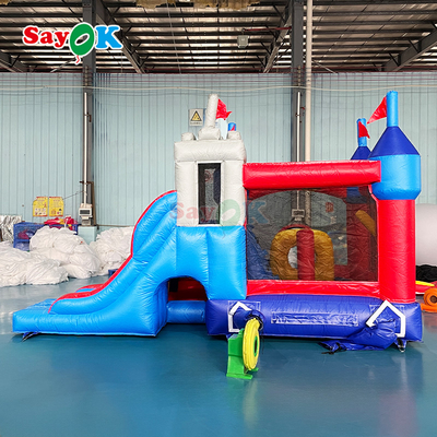 PVC Tarpaulin Commercial Bounce House Inflatables Bouncing Castle  For Kid
