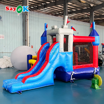 PVC Tarpaulin Commercial Bounce House Inflatables Bouncing Castle  For Kid