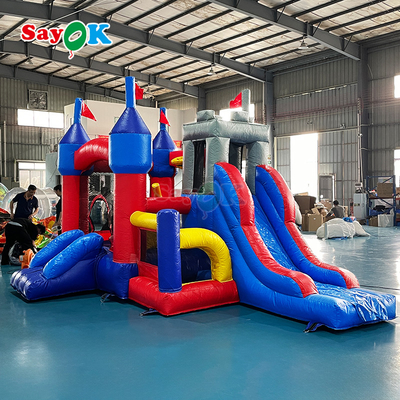 PVC Tarpaulin Commercial Bounce House Inflatables Bouncing Castle  For Kid