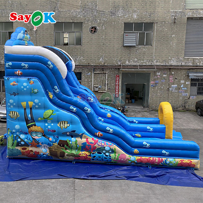 Commercial Inflatable Water Slide Outdoor Games Big Inflatable Slide With Detachable Water Slide For Kids