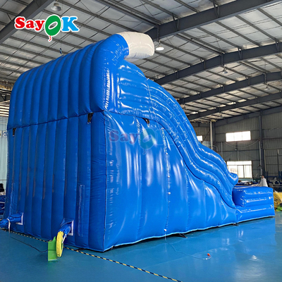 Inflatable Water Slide With Swimming Pool Factory Customized Commercial Giant Water Slide For Adult
