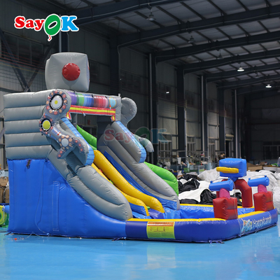 Outdoor Large Playground Kids Bouncy Castle Cartoon Theme Jumping Bouncer Kids Inflatables Bouncer Castle Inflatable with Blower
