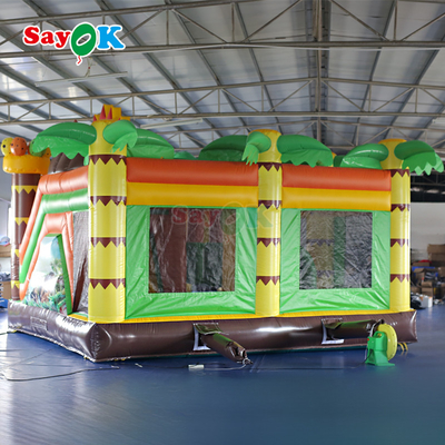 Commercial PVC Bounce House Jumping Bouncy Castle Inflatable Bouncer With Slide