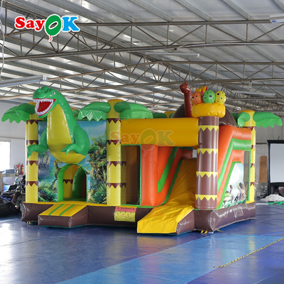 Commercial PVC Bounce House Jumping Bouncy Castle Inflatable Bouncer With Slide