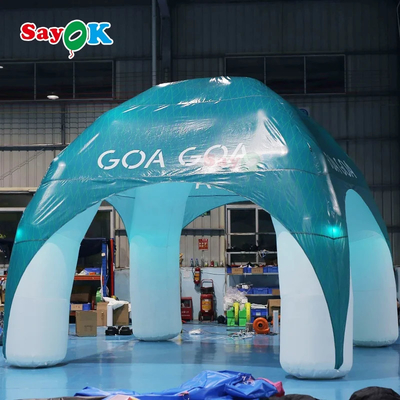 Sayok Inflatable Spider Tent Promotion 4 Legs Commercial Spider Dome Inflatable Tent Custom Inflatable Spider Tent 4x4m for Rental