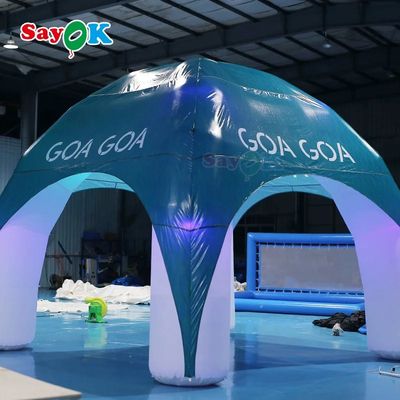 Sayok Inflatable Spider Tent Promotion 4 Legs Commercial Spider Dome Inflatable Tent Custom Inflatable Spider Tent 4x4m for Rental
