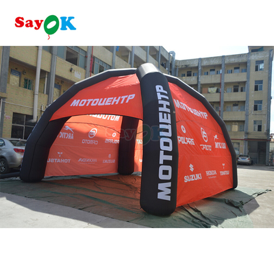 Sayok Canvas Inflatable Gazebo Tent Giant PVC Spider Inflatable Marquee House Spider Tent with Customized Logo