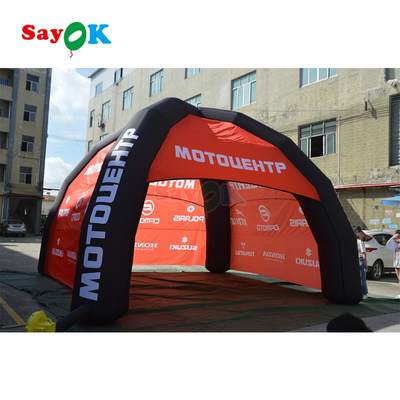 Sayok Canvas Inflatable Gazebo Tent Giant PVC Spider Inflatable Marquee House Spider Tent with Customized Logo