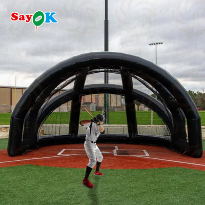 Sayok Portable Batting Nets Waterproof Inflatable Baseball Tent Inflatable Baseball Batting Cage for Sporting