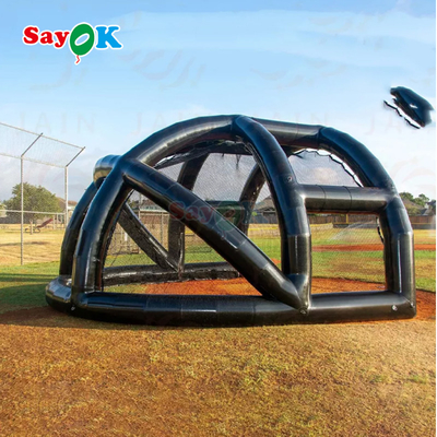 Sayok Portable Batting Nets Waterproof Inflatable Baseball Tent Inflatable Baseball Batting Cage for Sporting