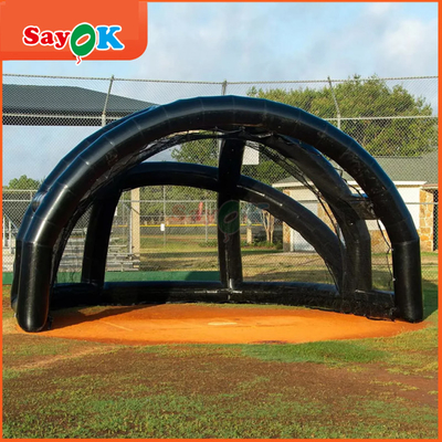 Sayok Portable Batting Nets Waterproof Inflatable Baseball Tent Inflatable Baseball Batting Cage for Sporting