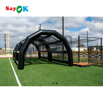 Factory Inflatable Baseball Net Outdoor Cage Hitting Tent Waterproof Inflatable Sport Court Baseball Field Practice Tent for Rental