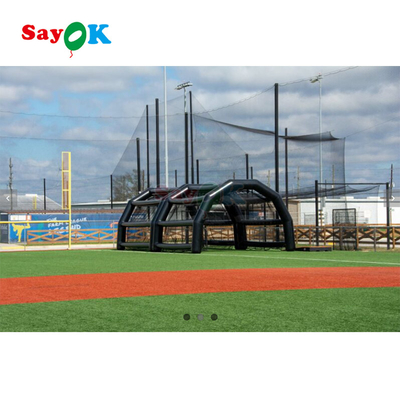 Factory Inflatable Baseball Net Outdoor Cage Hitting Tent Waterproof Inflatable Sport Court Baseball Field Practice Tent for Rental