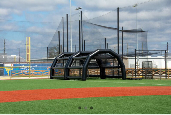 Factory Inflatable Baseball Net Outdoor Cage Hitting Tent Waterproof Inflatable Sport Court Baseball Field Practice Tent for Rental