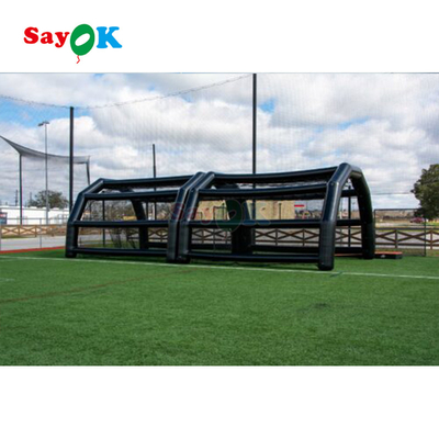 Factory Inflatable Baseball Net Outdoor Cage Hitting Tent Waterproof Inflatable Sport Court Baseball Field Practice Tent for Rental