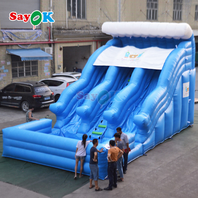 Sayok Factory Price Giant Inflatable Water Slide Inflatable Water Slide for Adults Inflatable Pool with Slide
