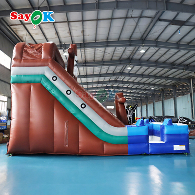 Sayok Hot Sales New Designs inflatable Pirate Slide Inflatable Bouncy House Inflatable Bouncer Dry Slide for Kids