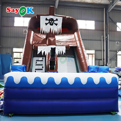 Sayok Hot Sales New Designs inflatable Pirate Slide Inflatable Bouncy House Inflatable Bouncer Dry Slide for Kids