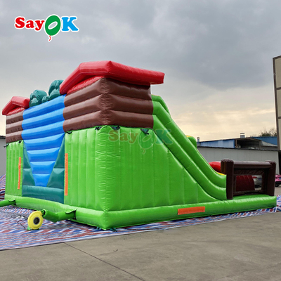 Colorful Inflatable Obstacle Course for Indoor and Outdoor Inflatable Sport Game Inflatable Castle With Slide